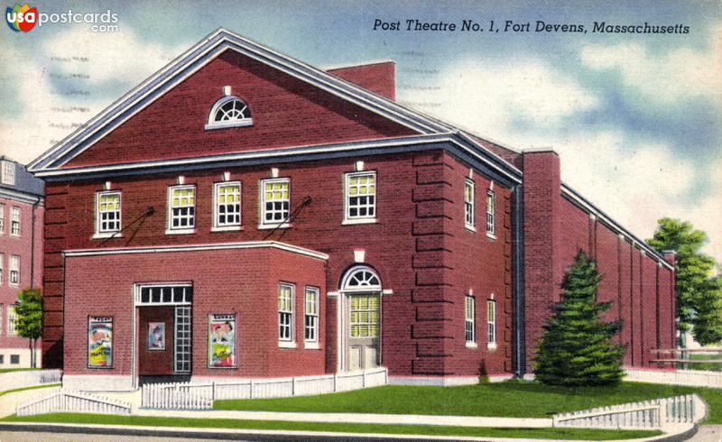 Pictures of Fort Devens, Massachusetts: Post Theatre No. 1