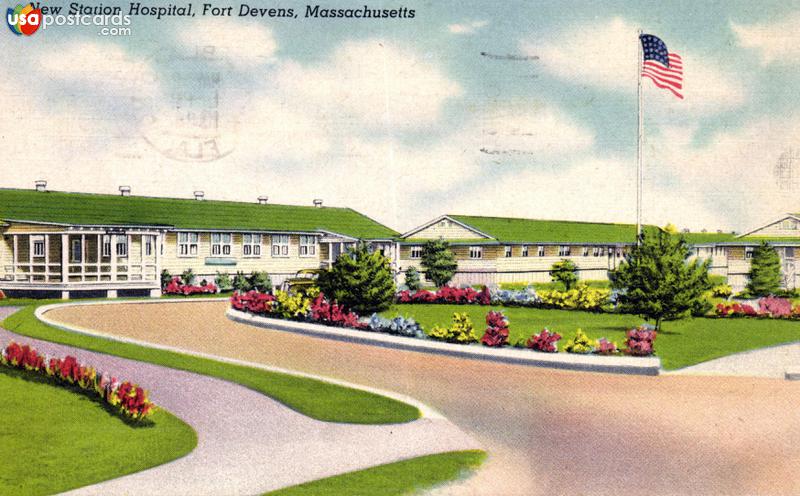 Pictures of Fort Devens, Massachusetts: New Station Hospital