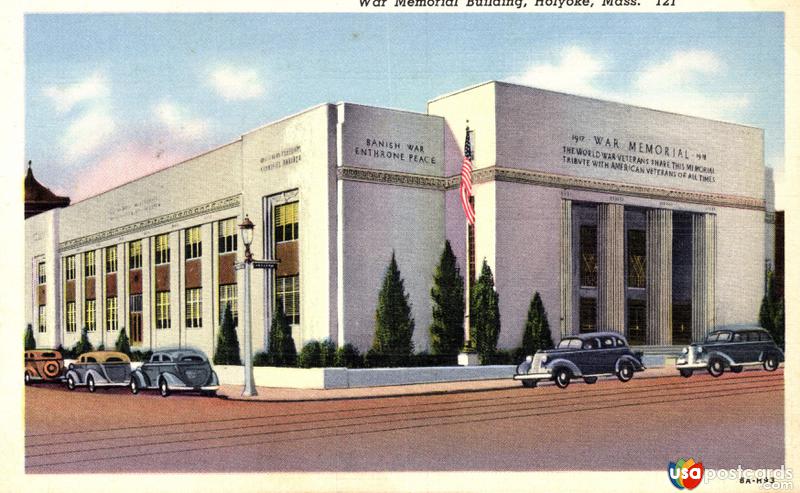 Pictures of Holyoke, Massachusetts: War memorial Building