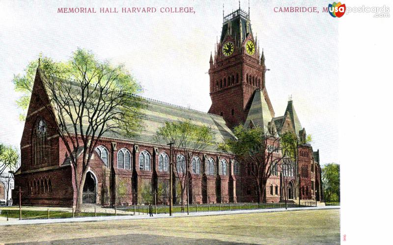 Pictures of Cambridge, Massachusetts: Memorial Hall, Harvard College