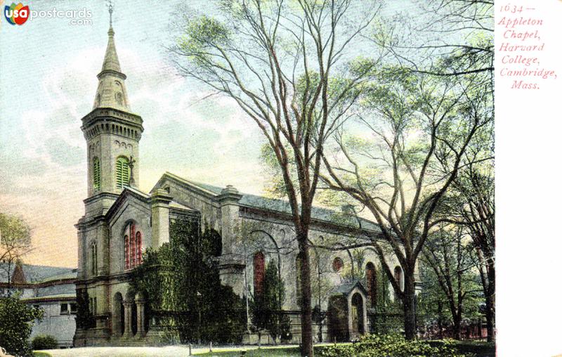 Pictures of Cambridge, Massachusetts: Appleton Chappel, Harvard College