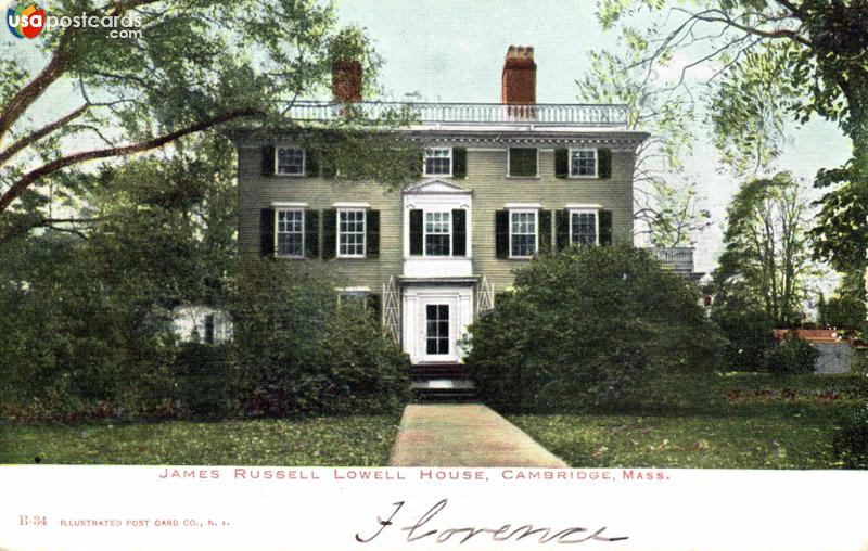 Pictures of Cambridge, Massachusetts: James Russell Lowell House