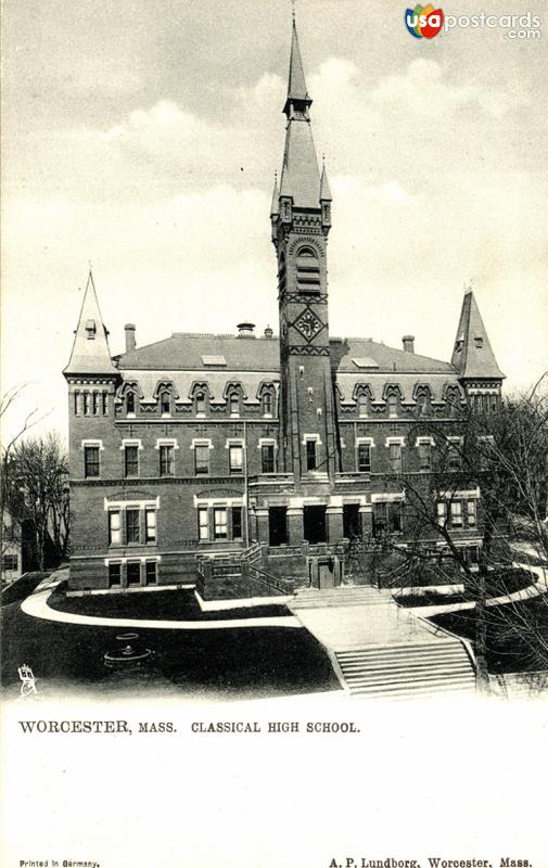 Pictures of Worcester, Massachusetts: Classical High School
