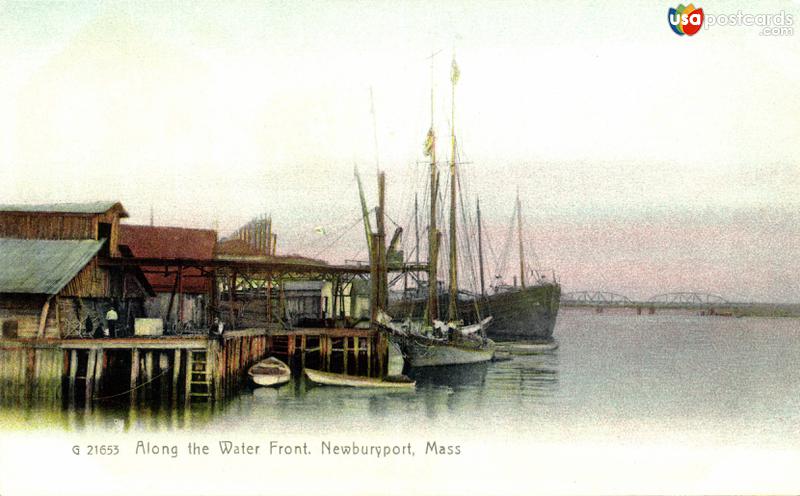 Pictures of Newburyport, Massachusetts: Along the Water Front