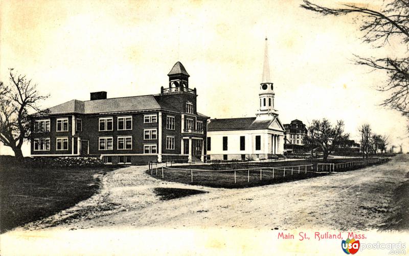 Pictures of Rutland, Massachusetts: Main Street