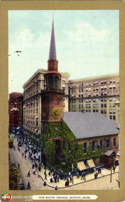 Pictures of Boston, Massachusetts: Old South Church