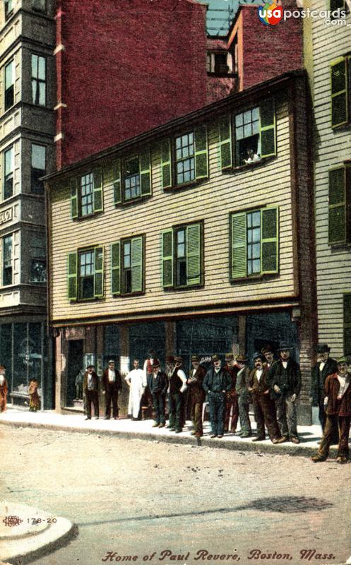 Pictures of Boston, Massachusetts: Home of Paul Revere