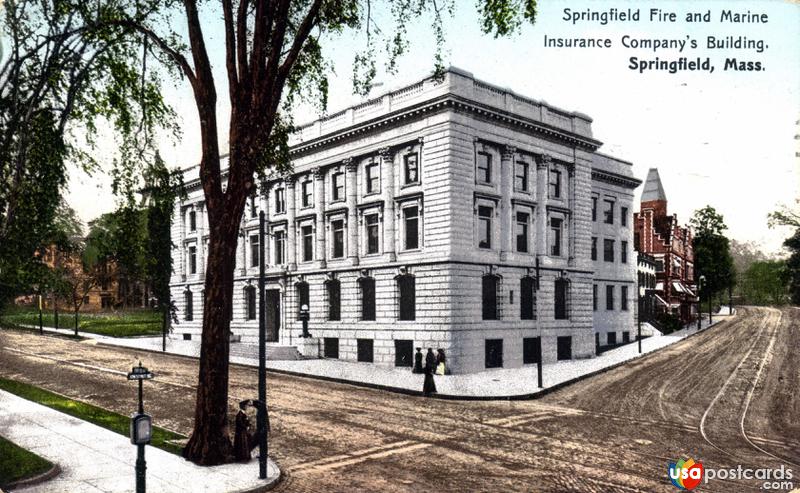 Pictures of Springfield, Massachusetts: Springfield Fire and Marine Insurance Company´s Building