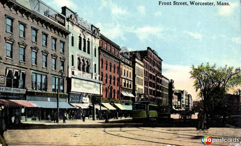 Pictures of Worcester, Massachusetts: Front Street
