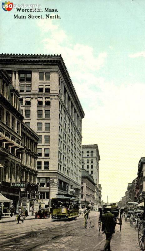 Pictures of Worcester, Massachusetts: Main Street, North