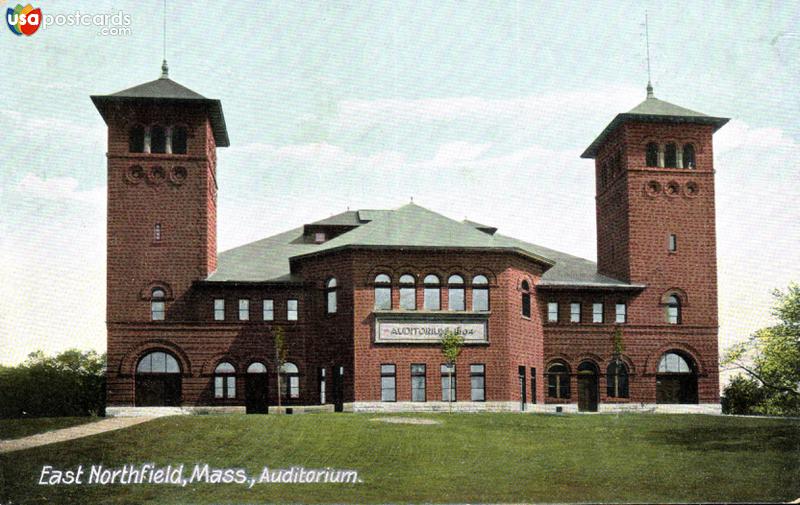 Pictures of East Northfield, Massachusetts: Auditorium