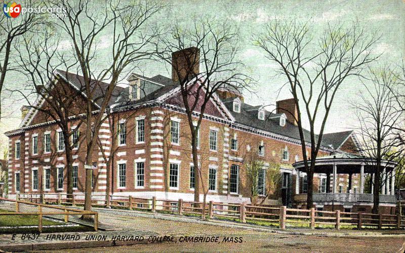 Pictures of Cambridge, Massachusetts: Harvard Union, Harvard College