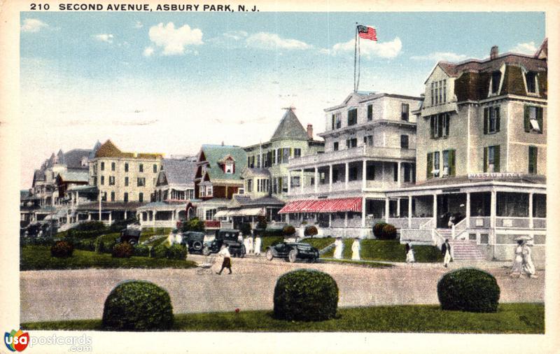 Pictures of Asbury Park, New Jersey: Second Avenue