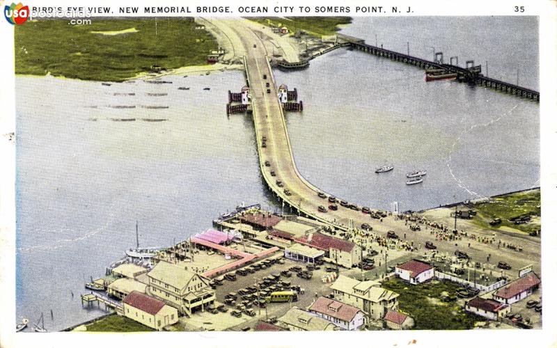 Pictures of Somers Point, New Jersey: New Memorial Bridge,Ocean City to Sommer Point