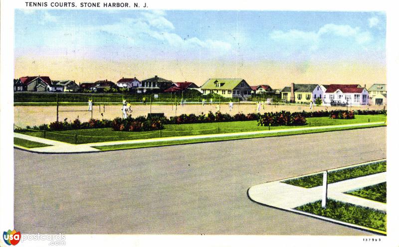 Pictures of Stone Harbor, New Jersey: Tennis Courts
