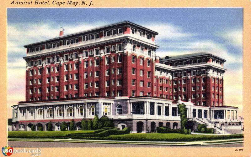 Pictures of Cape May, New Jersey: Admiral Hotel