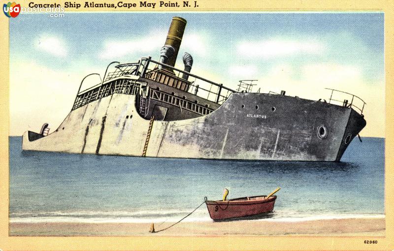 Pictures of Cape May, New Jersey: Concrete Ship Atlantus