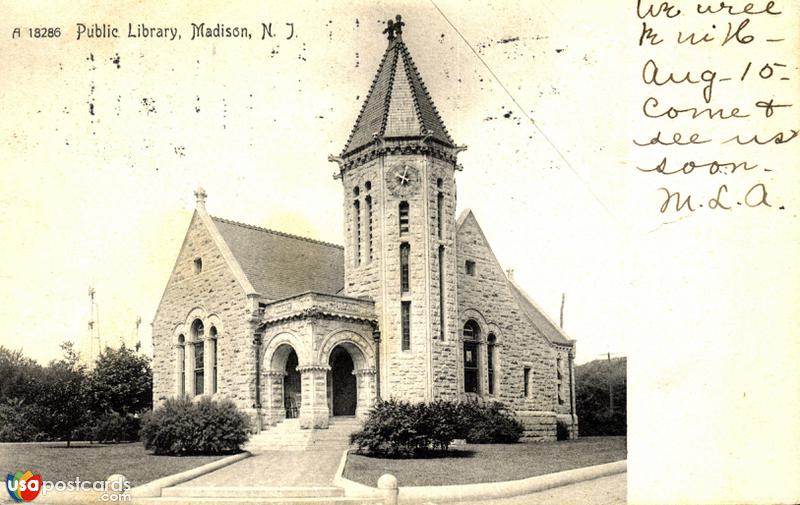 Pictures of Madison, New Jersey: Public Library
