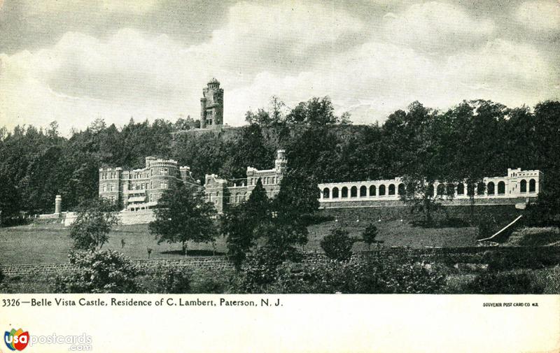 Pictures of Paterson, New Jersey: Belle Vista Castle, residence of C. Lambert