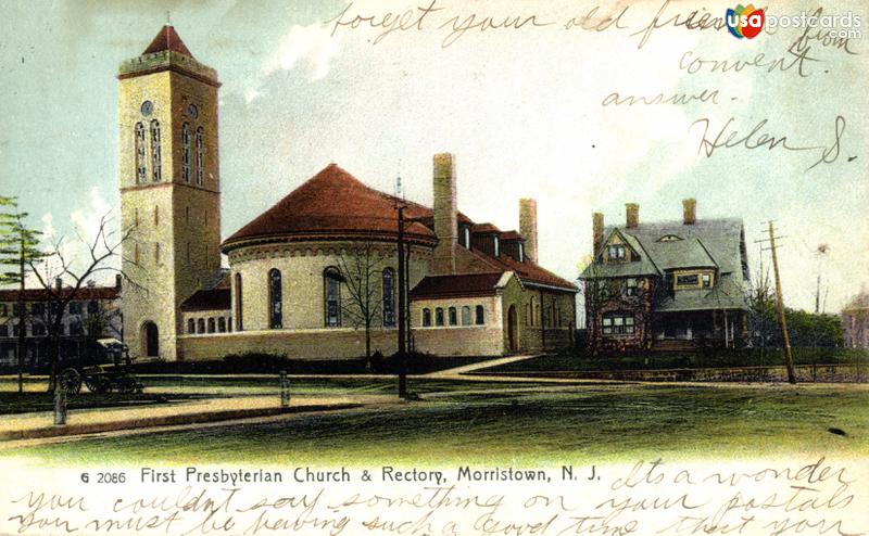 Pictures of Morristown, New Jersey: First Presbyterian Church and Rectory