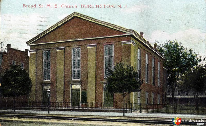Pictures of Burlington, New Jersey: Broad Street M. E. Church