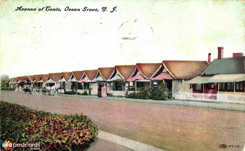 Pictures of Ocean Grove, New Jersey: Avenue of Tents