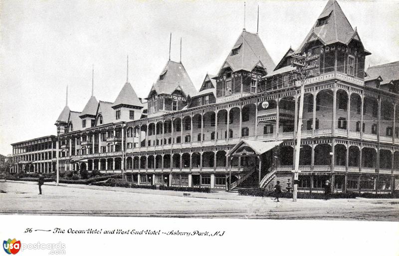 Pictures of Asbury Park, New Jersey: The Ocean Hotel and West End Hotel