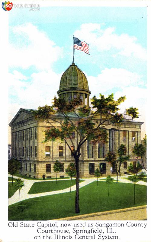 Pictures of Springfield, Illinois: Old State Capitol, now Sangamon County Court House