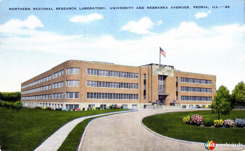 Pictures of Peoria, Illinois: Northern Regional Research Laboratory, University and Nebraska Avenues