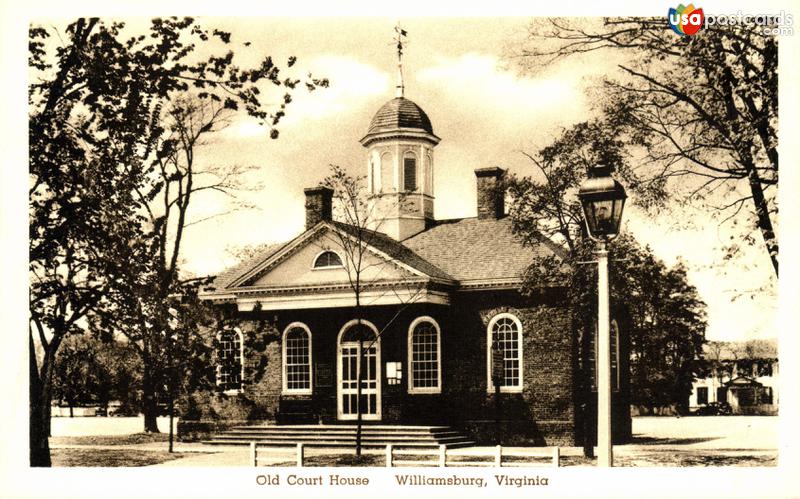 Pictures of Williamsburg, Virginia: Old Court House