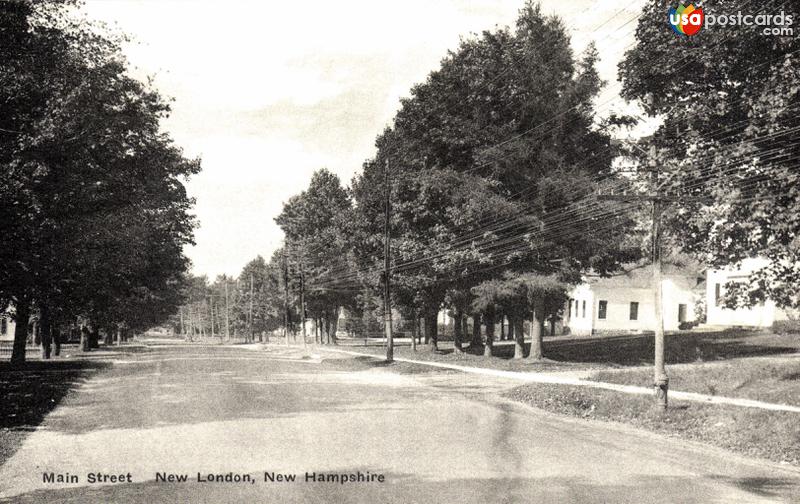 Pictures of New London, New Hampshire: Main Street