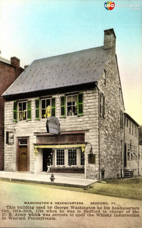 Pictures of Bedford, Pennsylvania: Washington´s Headquarters