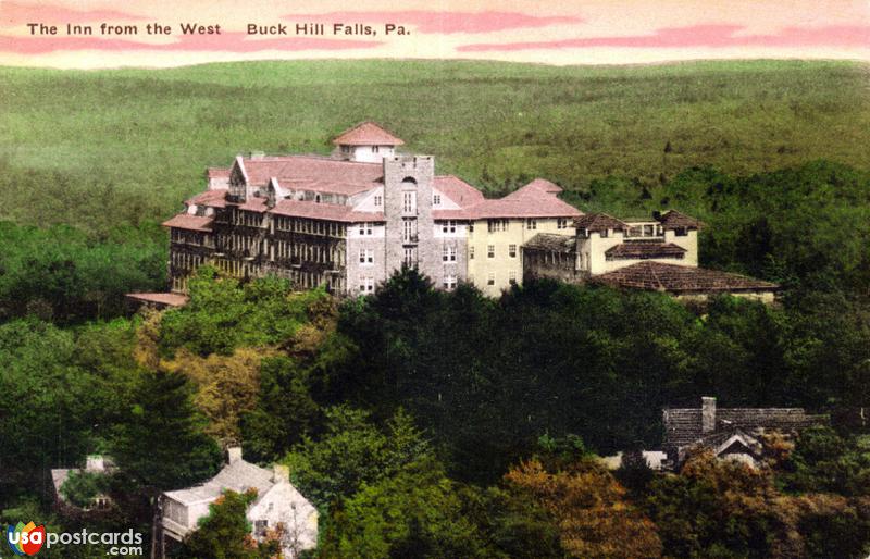 Pictures of Buck Hill Falls, Pennsylvania: The Inn from the West