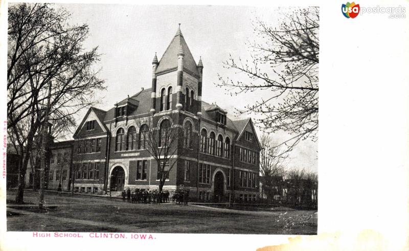 Pictures of Clinton, Iowa: High School