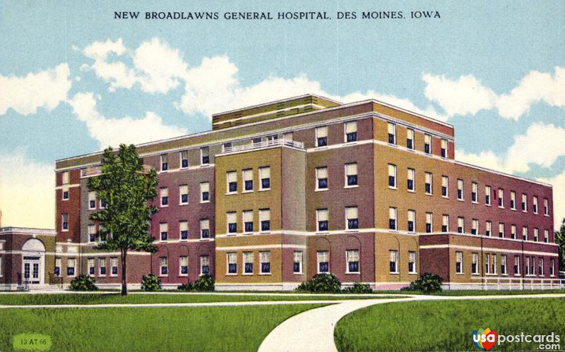 Pictures of Des Moines, Iowa: New Broadlawns General Hospital