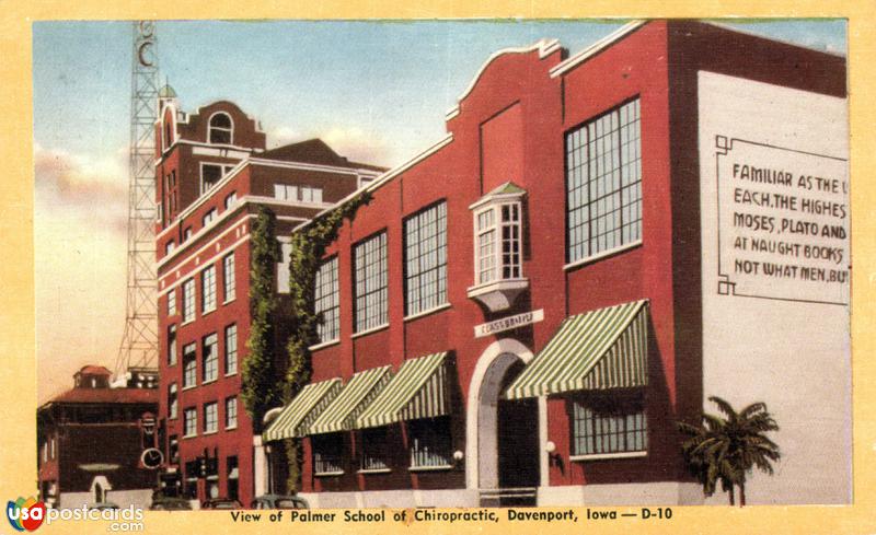 Pictures of Davenport, Iowa: View of Palmer School of Chiropractic