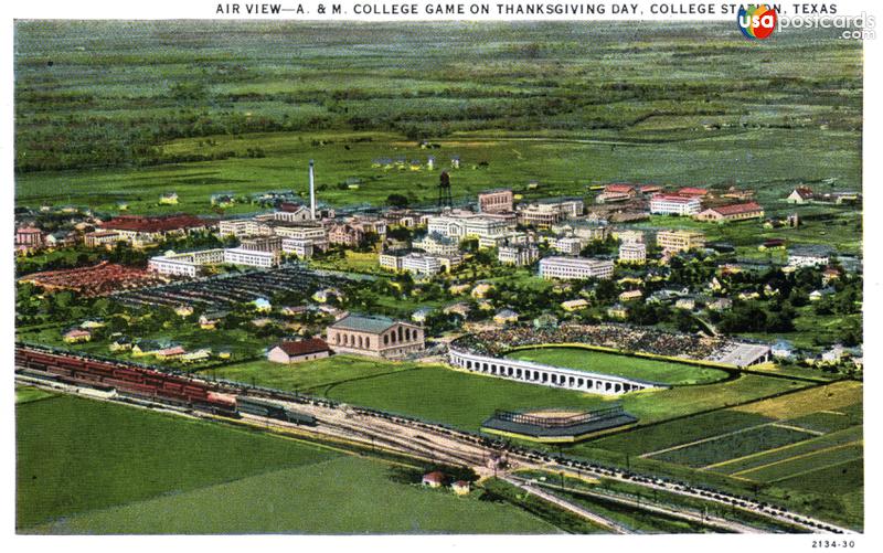 Pictures of College Station, Texas: A & M College Game on Thanksgiving Day