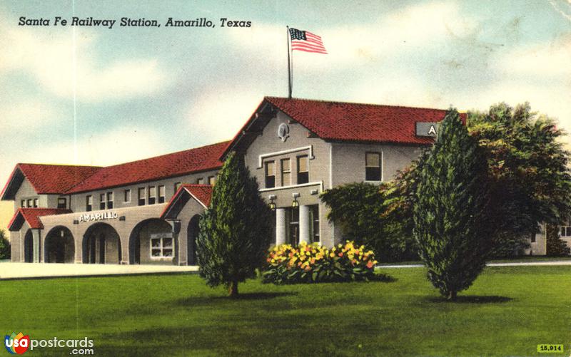 Pictures of Amarillo, Texas: Santa Fe Railway Station