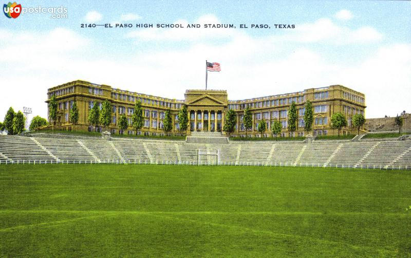 Pictures of El Paso, Texas: El Paso High School and Stadium