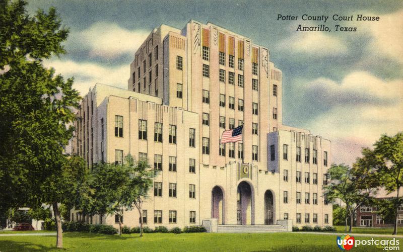 Pictures of Amarillo, Texas: Potter County Court House