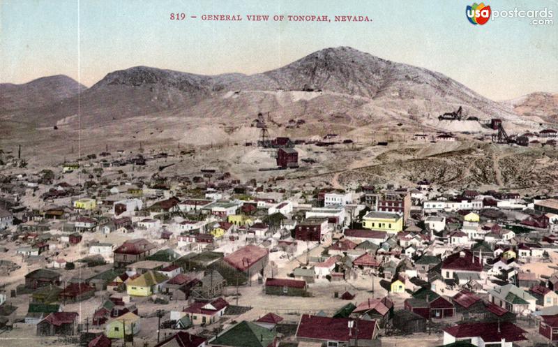 Pictures of Tonopah, Nevada: General View of Tonapah