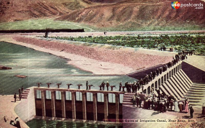 Pictures of Reno, Nevada: Head Geats of Irrigation Canal