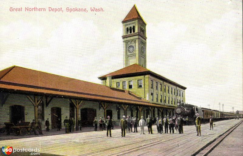 Pictures of Spokane, Washington: Great Northern Depot