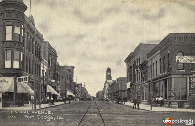 Pictures of Fort Dodge, Iowa: Central Avenue