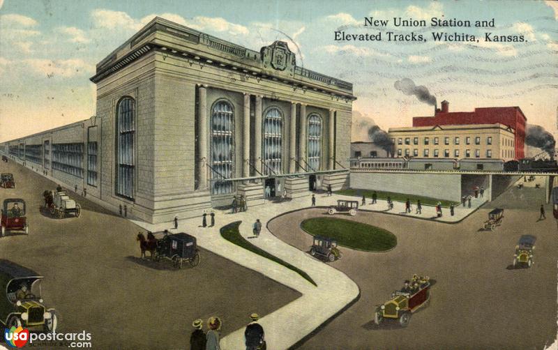 Pictures of Wichita, Kansas: New Union Station and Elevated Tracks