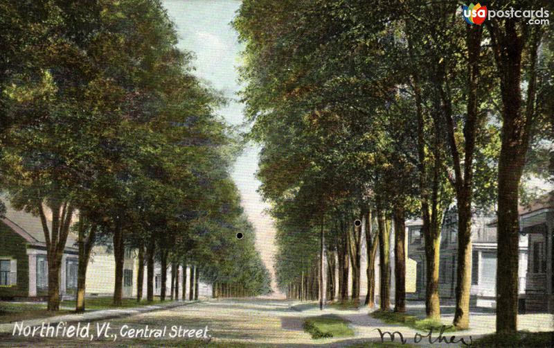 Pictures of Northfield, Vermont: Central Street