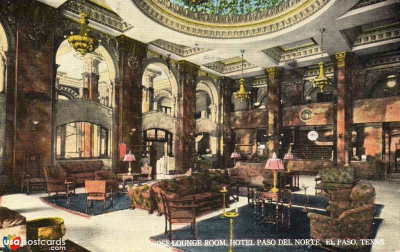 Pictures of El Paso, Texas: Rose Lounge Room, Hotel Paso Del Norte