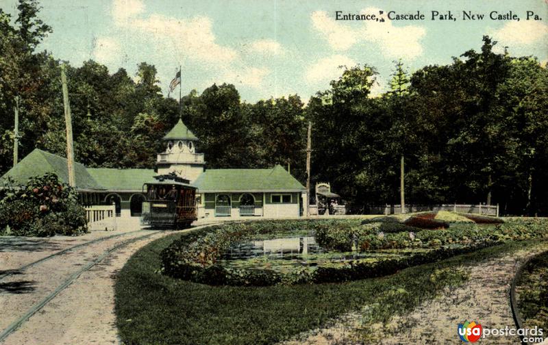 Pictures of New Castle, Pennsylvania: Entrance, Cascade Park