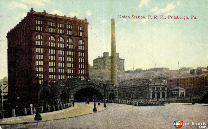 Pictures of Pittsburgh, Pennsylvania: Union Station, P. R. R.