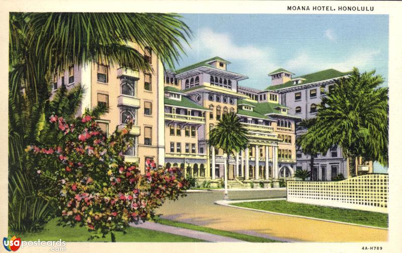Pictures of Honolulu, Hawaii: Moana Hotel